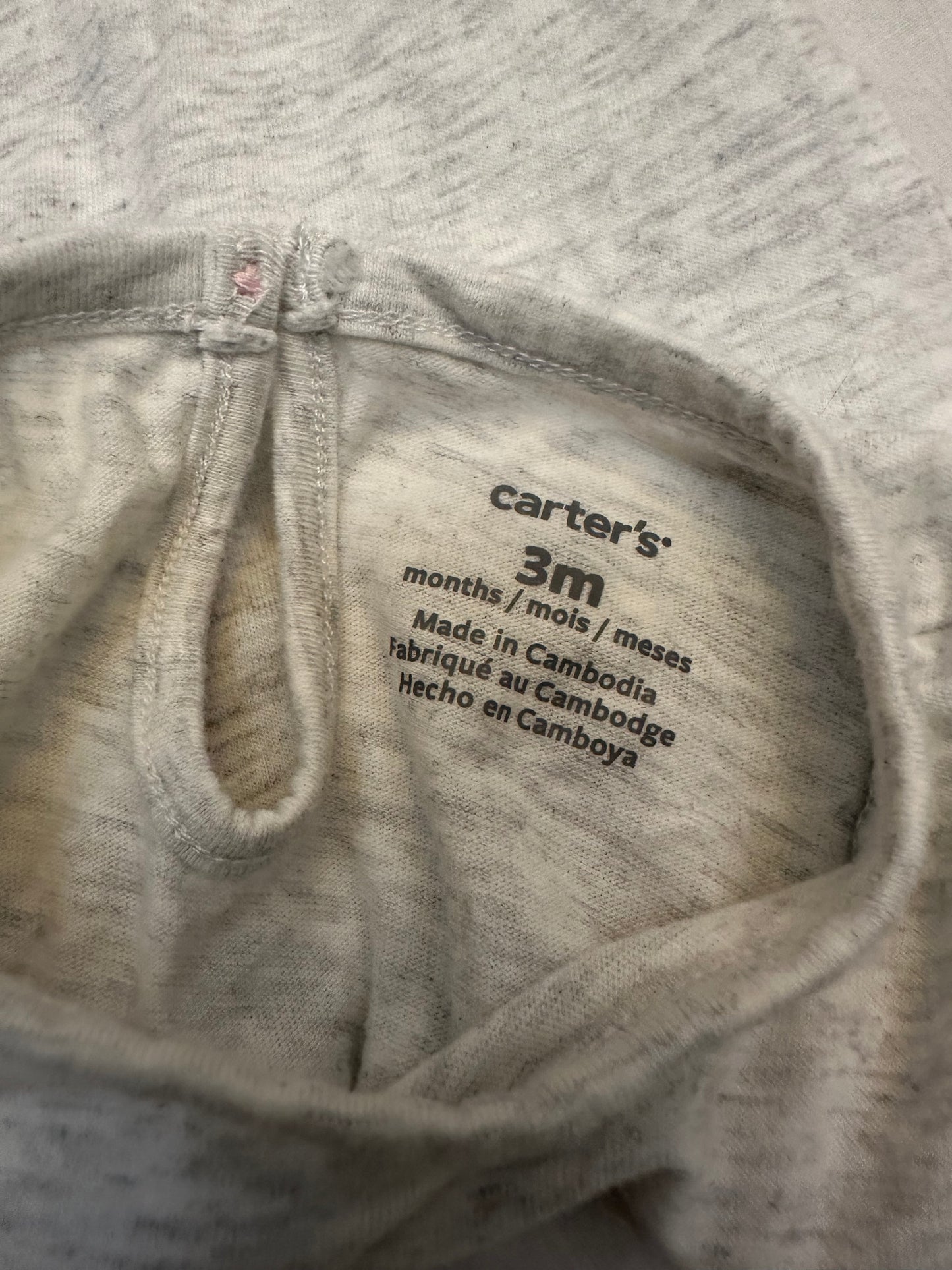 CARTER’S Ruffly Sleeve Onesie | 3M