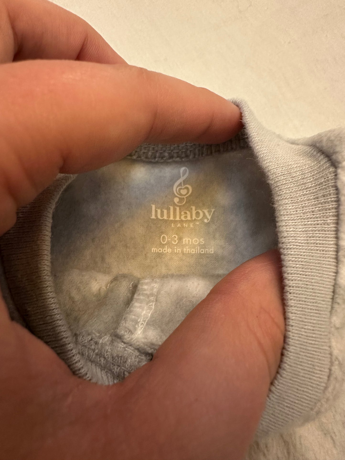 LULLABY Fleece Snowflake Sleeper | 0-3M