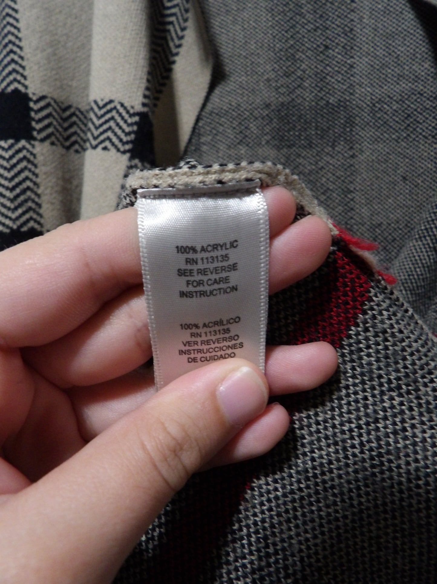 JILLIAN NICOLE Plaid Cardigan | L
