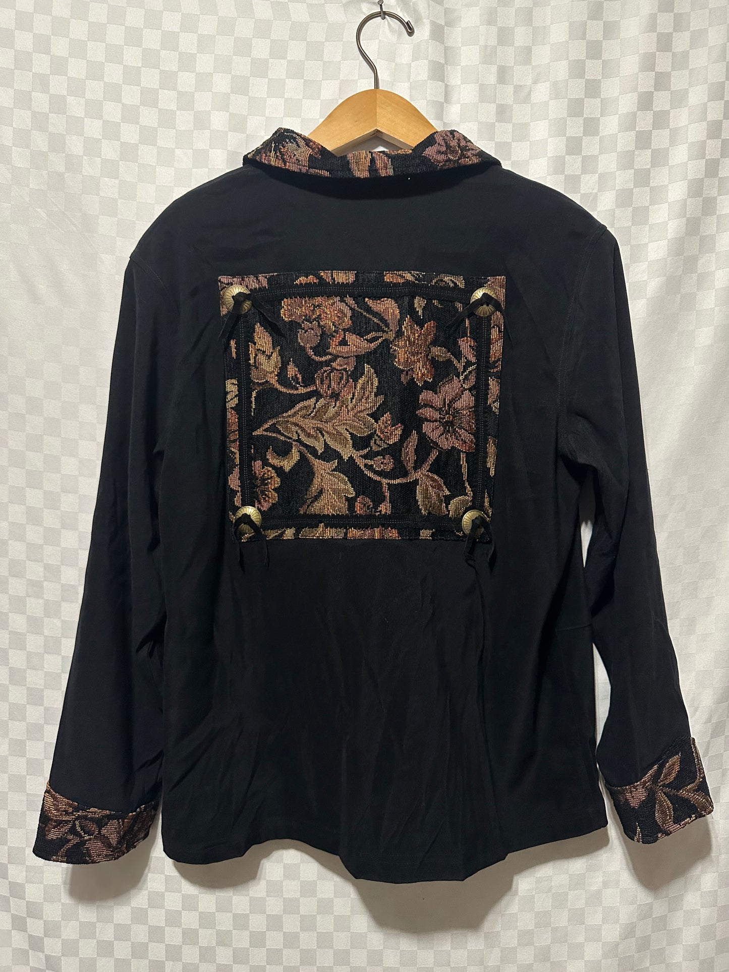 VINTAGE Susan Graver Tapestry Jacket | L