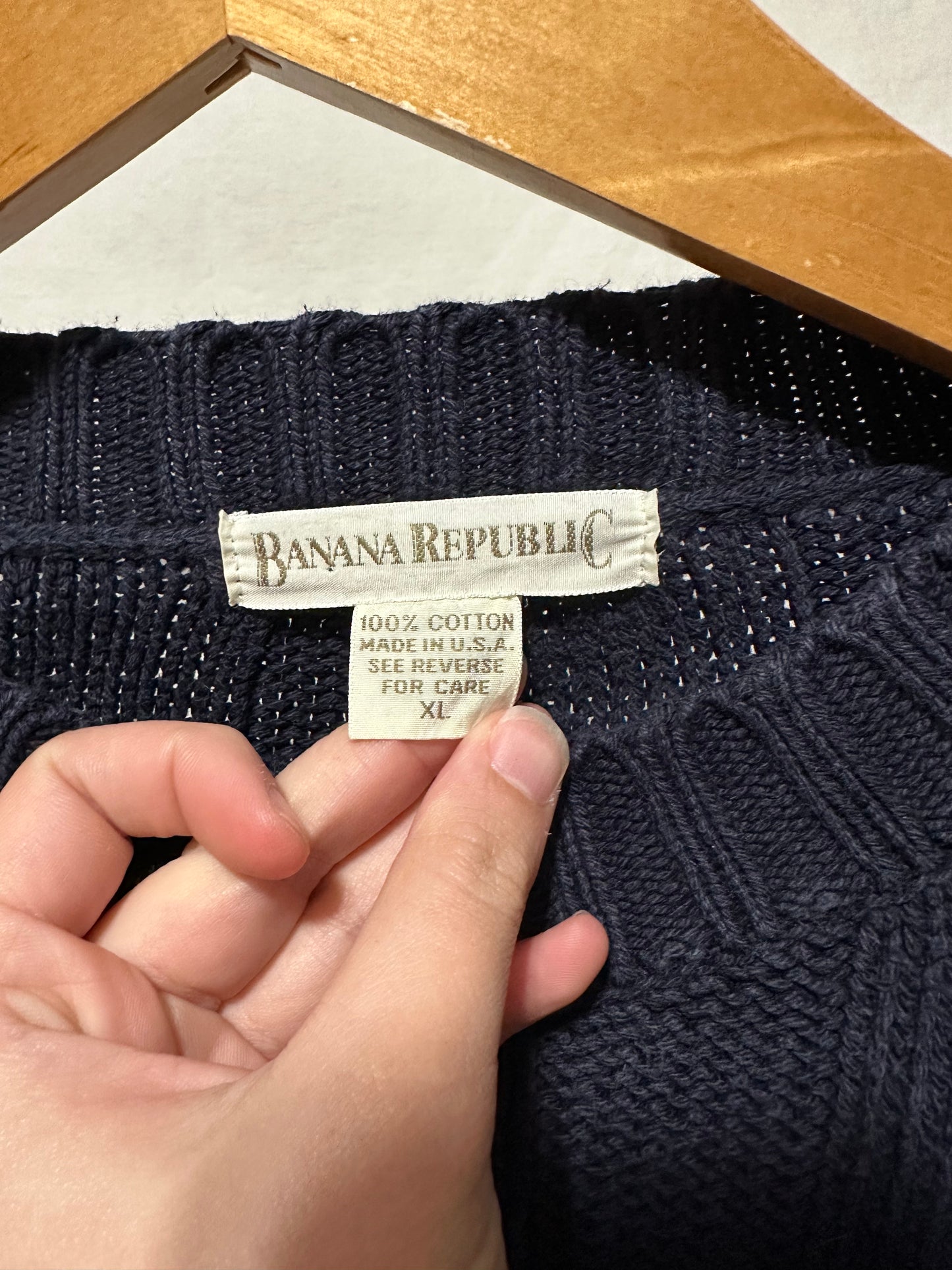 VINTAGE Banana Republic Knit Sweater | XL