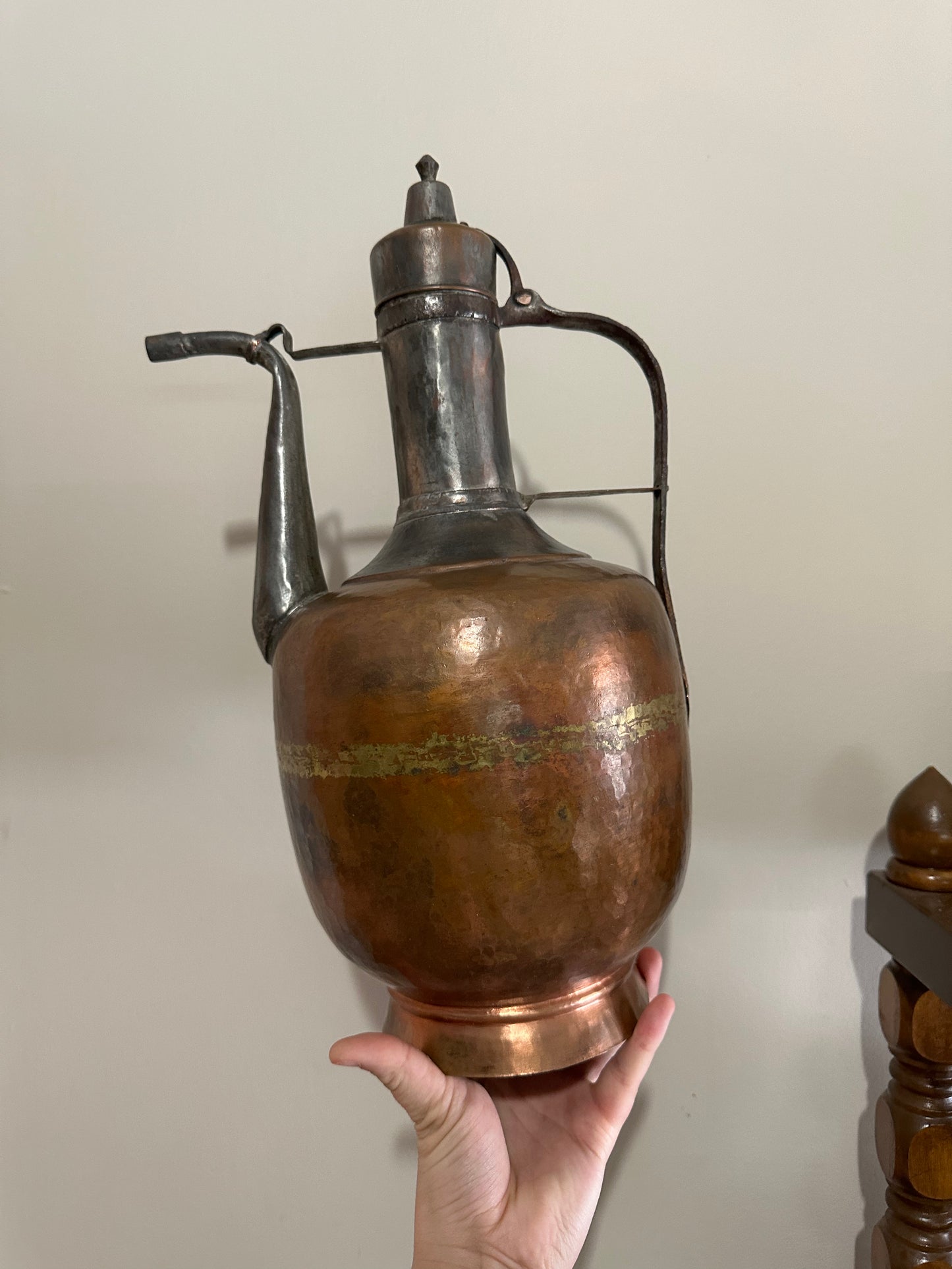 ANTIQUE Turkish Copper Teapot