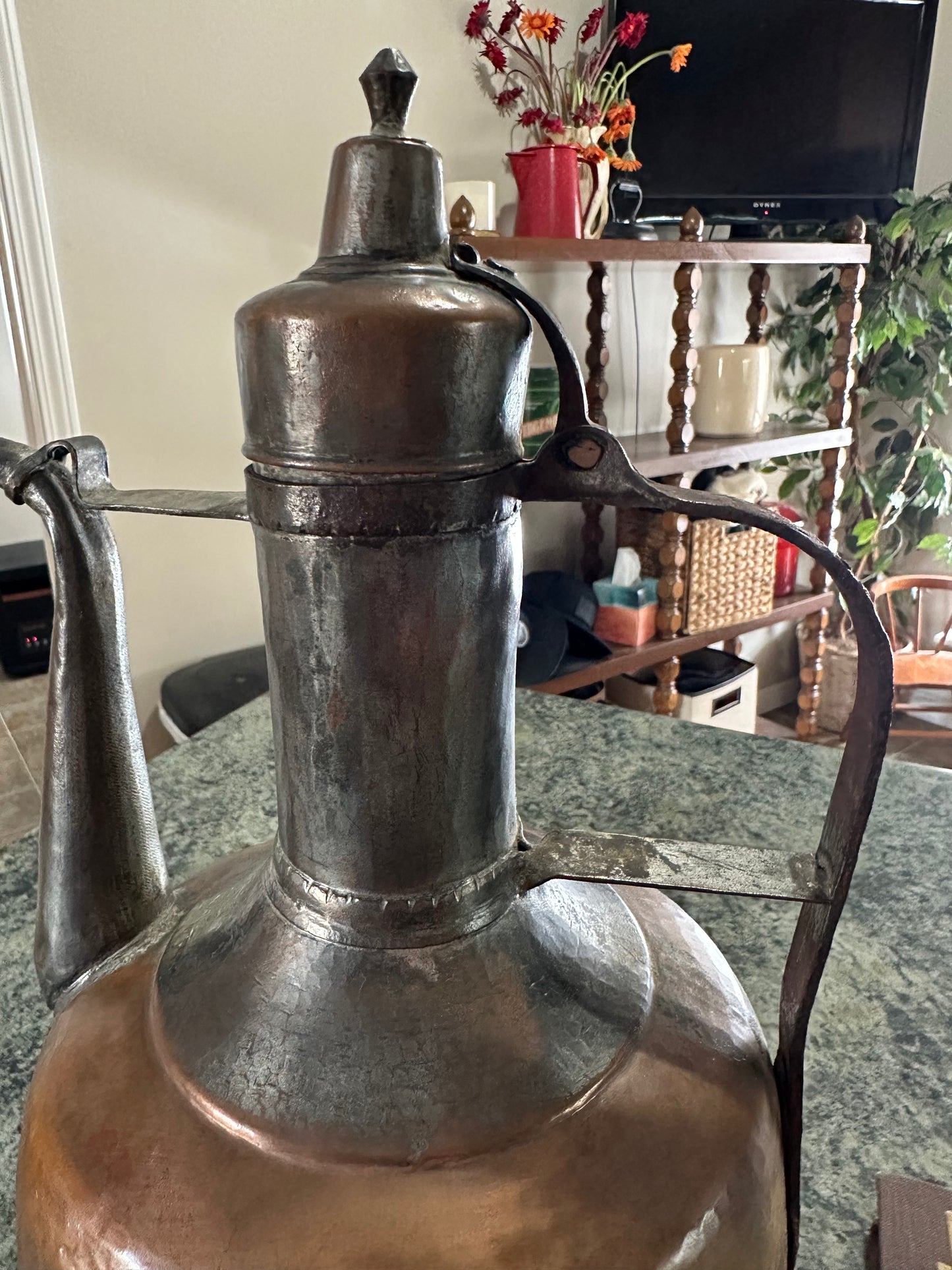 ANTIQUE Turkish Copper Teapot