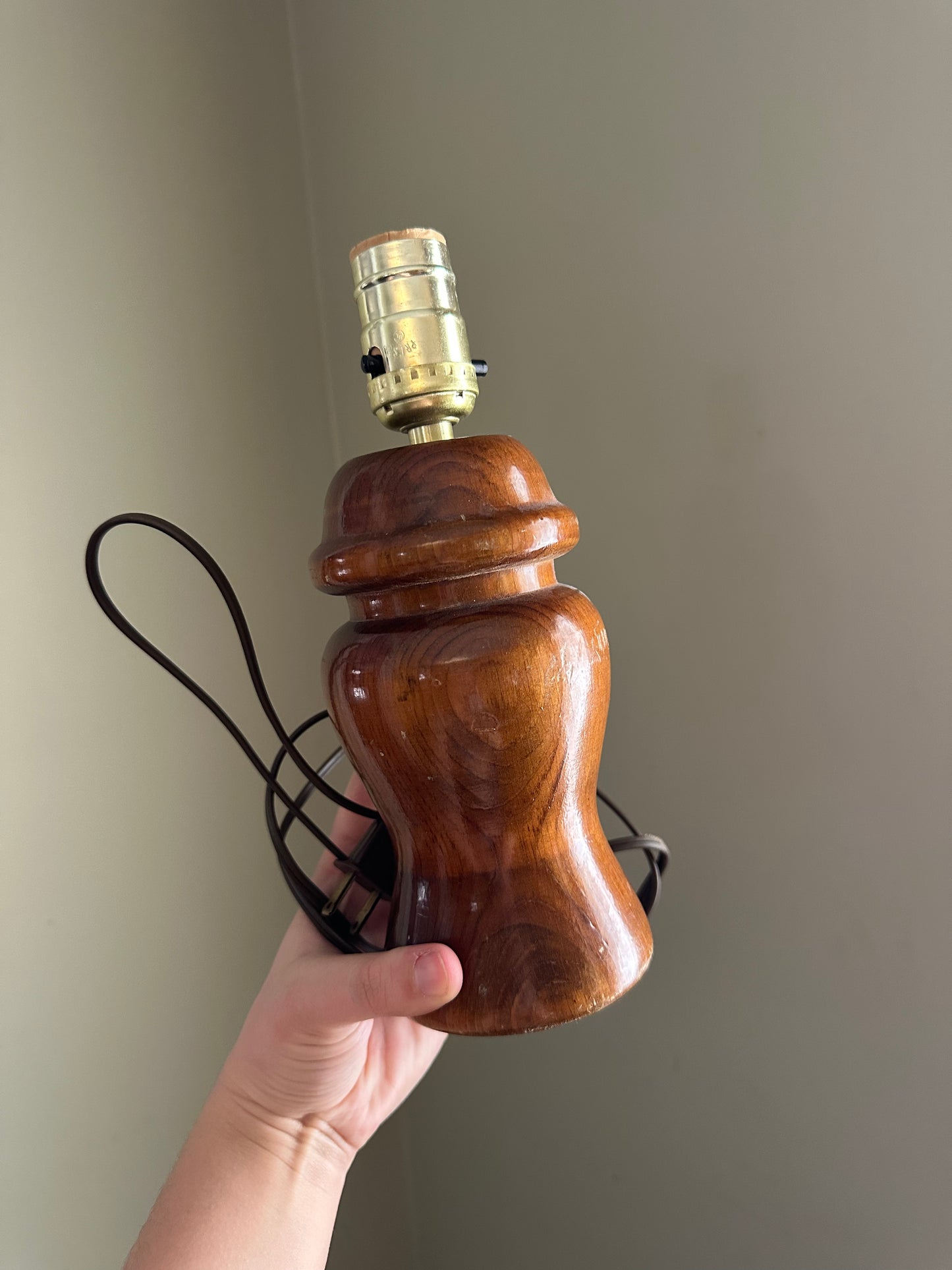 MCM Wood Lamp Base