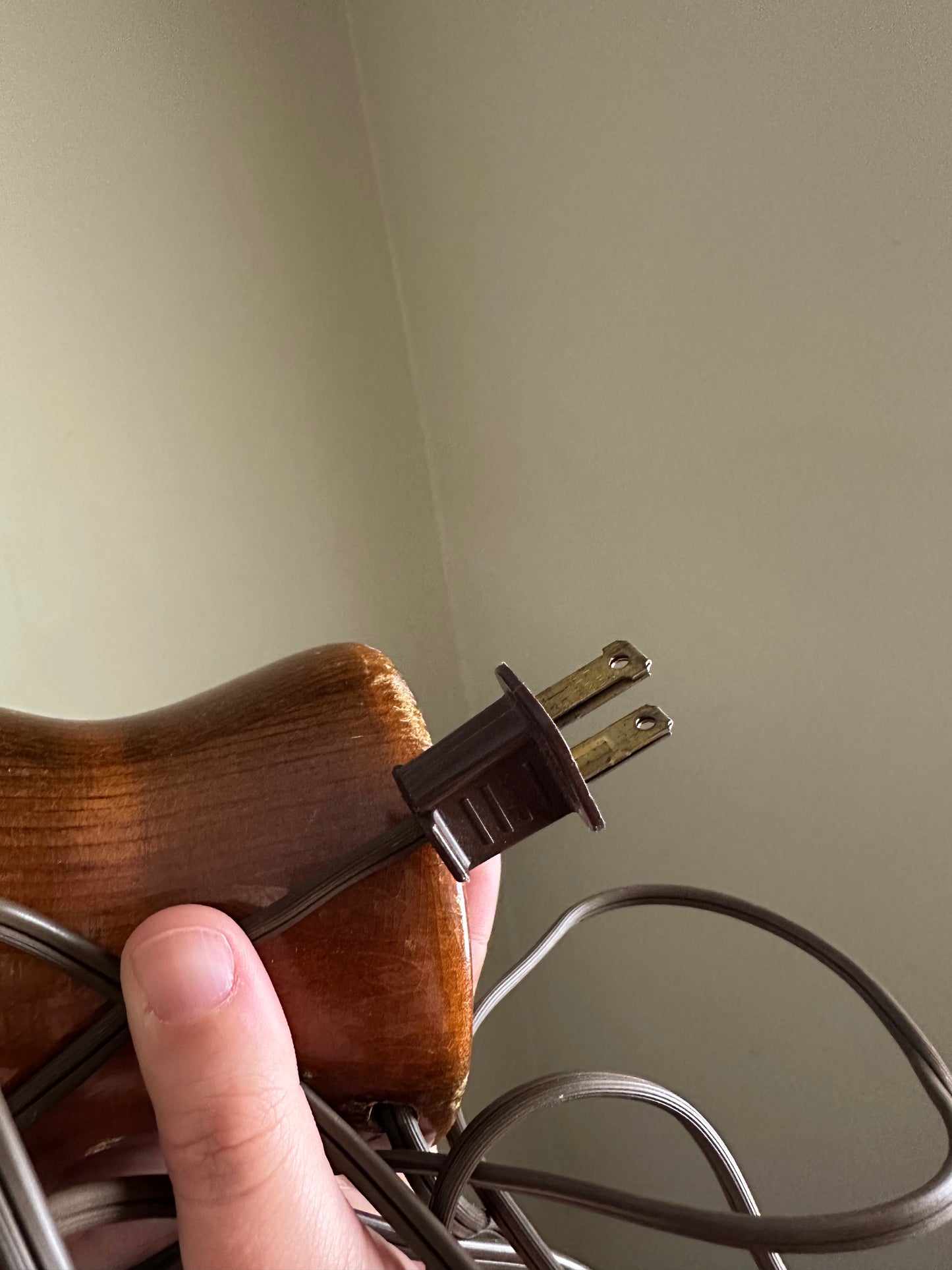 MCM Wood Lamp Base