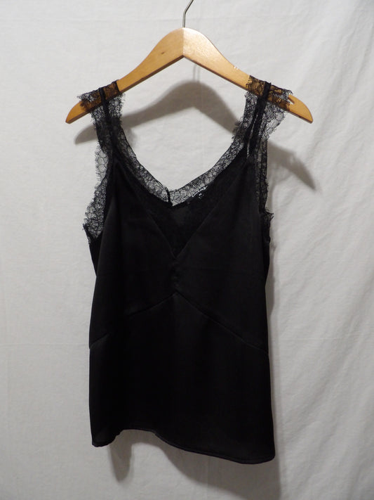 LULUS Black Slip Top | M