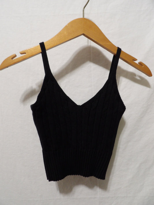 CROPPED Sweater Tank Top | L