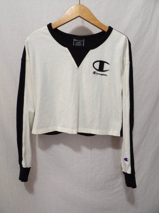 CHAMPION Cropped Long Sleeve Top | XS