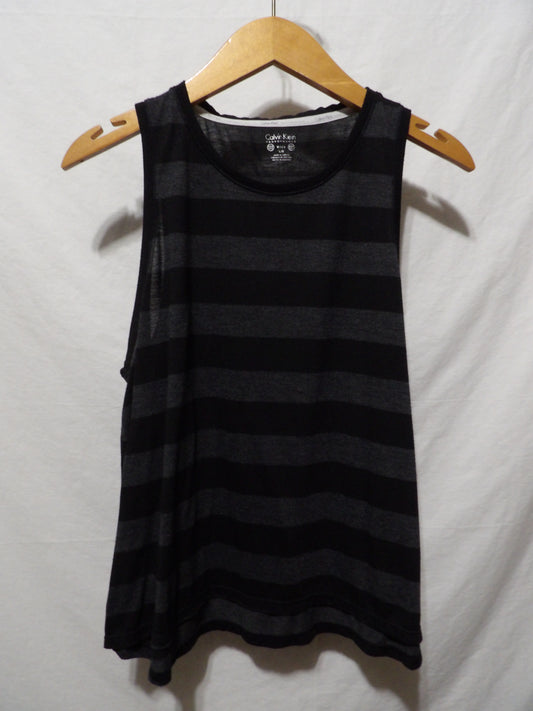 CALVIN KLEIN PERFORMANCE Striped Tank Top | L