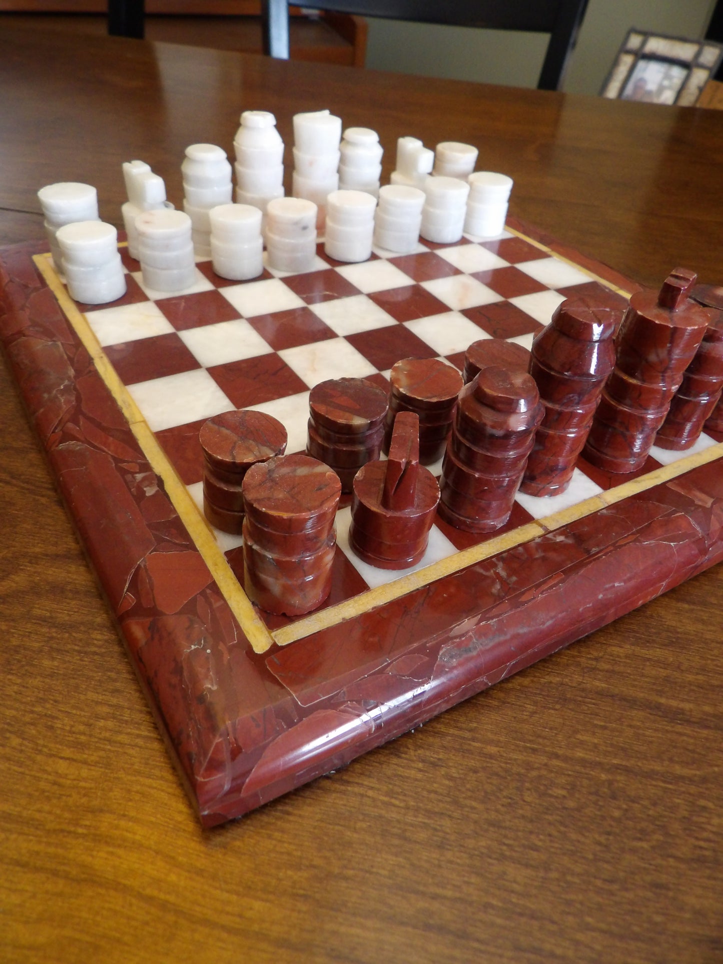 VINTAGE Marble Chessboard