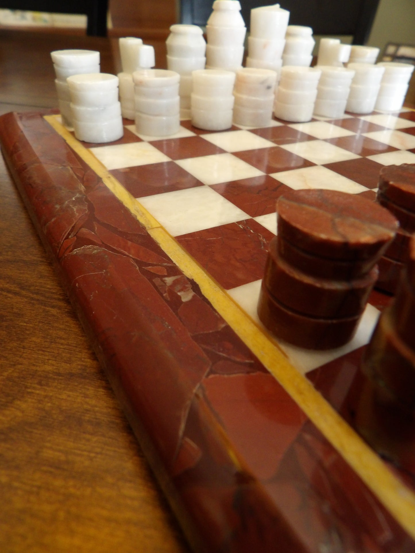 VINTAGE Marble Chessboard