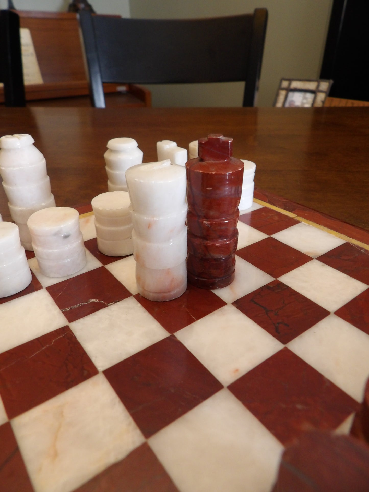 VINTAGE Marble Chessboard