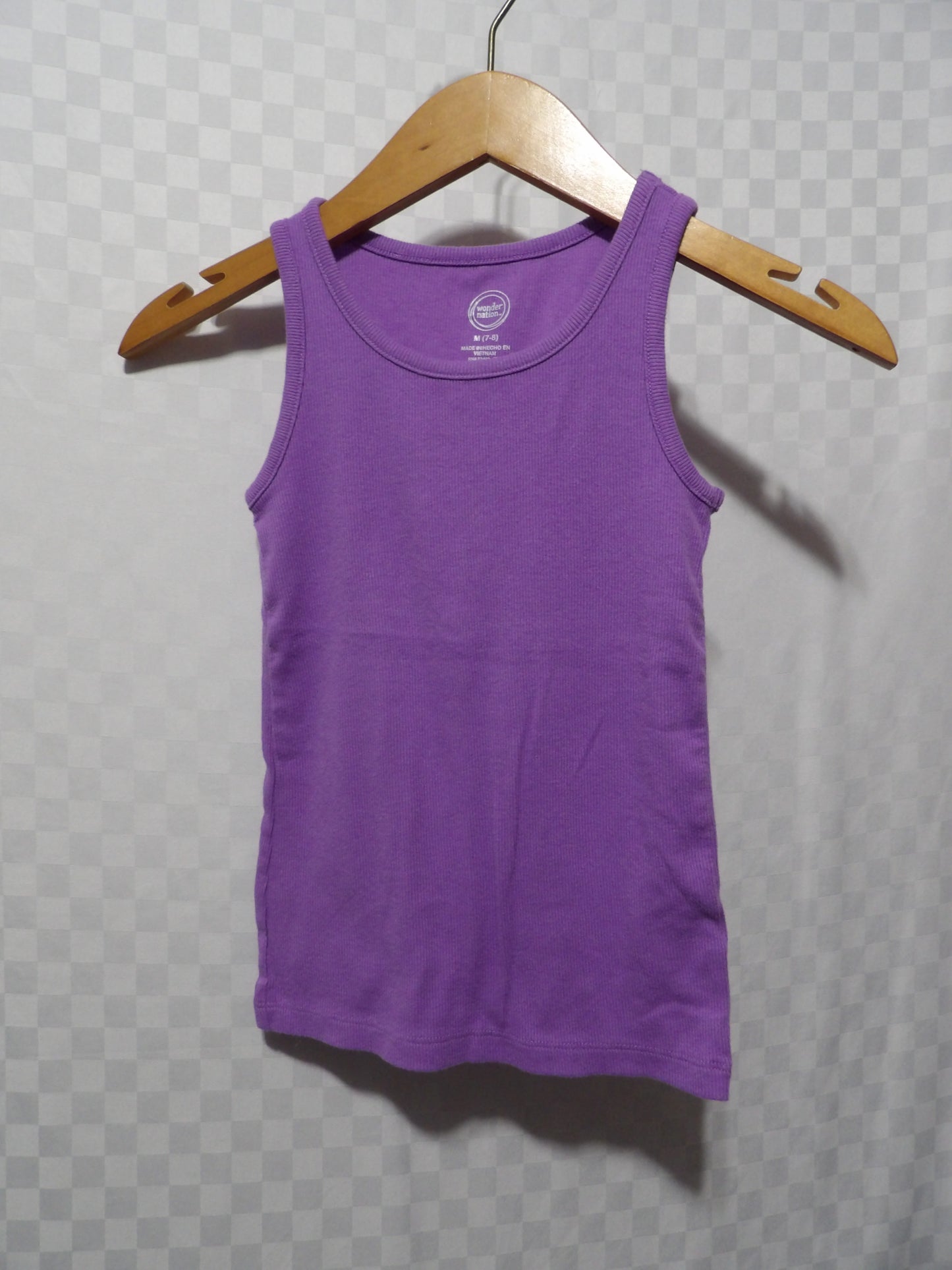 WONDER NATION Bundle of 4 Ribbed Tank Tops | Girls' S/M