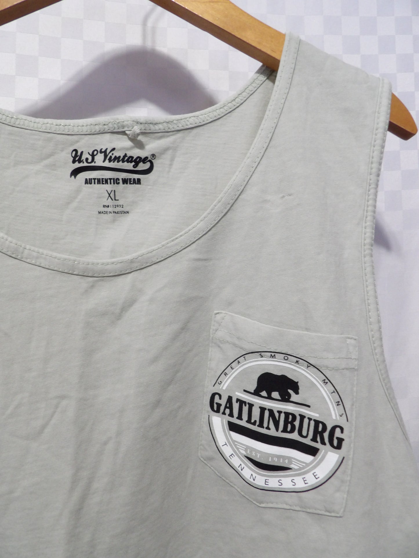 U.S. VINTAGE Gatlinburg Souvenir Tank Top | XL