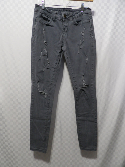 RUE 21 Gray Distressed Jeans | 3-4