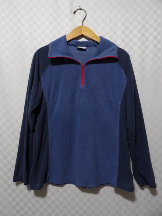 COLUMBIA Fleece Quarter Zip Pullover | L