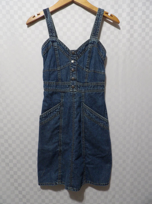 JAPNA Denim Mini Dress | XS