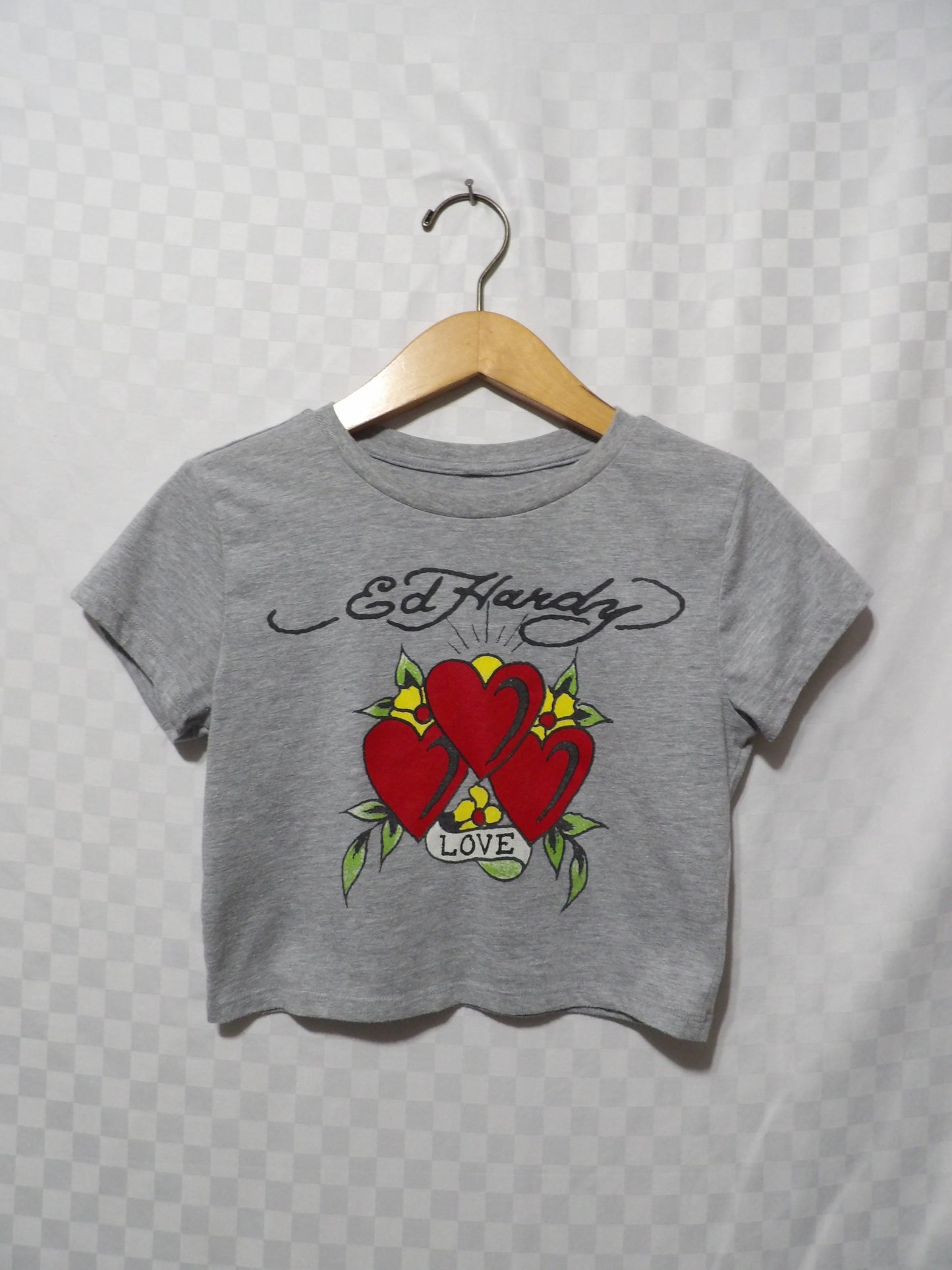 VINTAGE Y2K Ed Hardy Crop Top | M