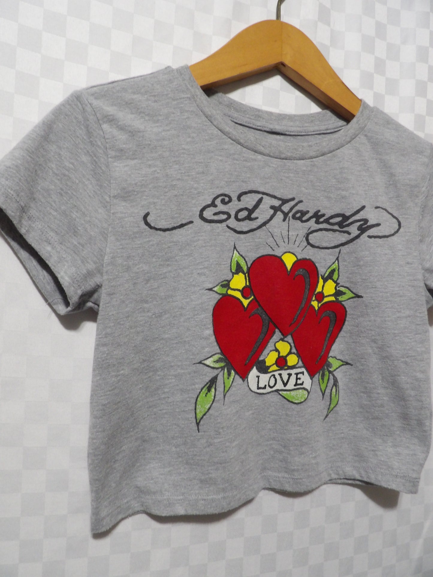 VINTAGE Y2K Ed Hardy Crop Top | M