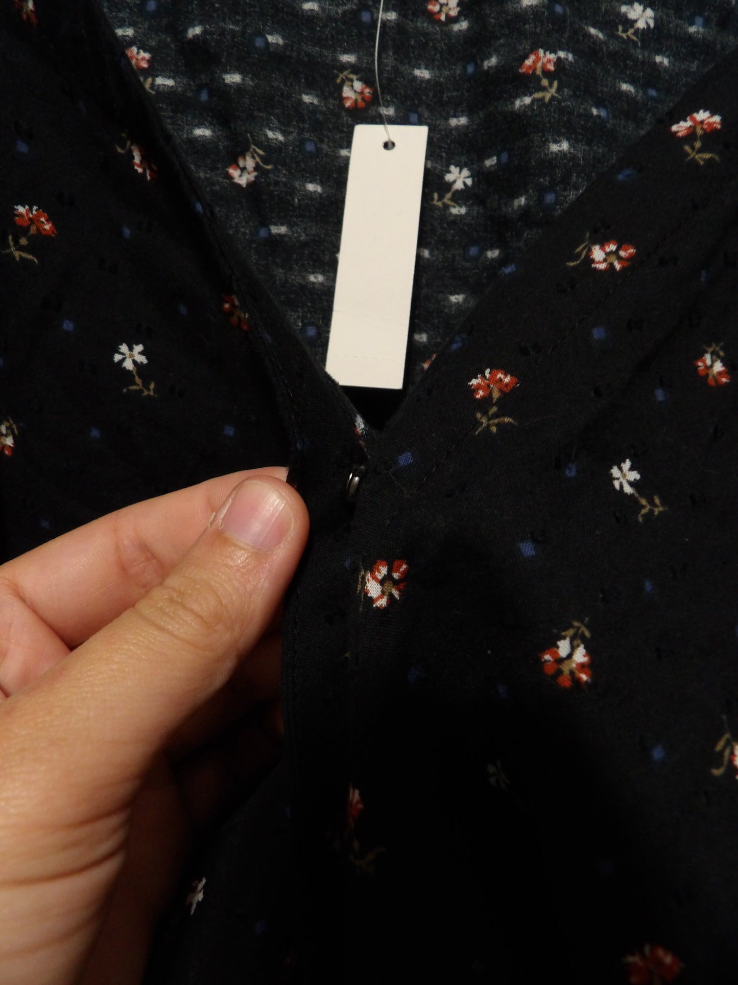 MADEWELL Floral Tie Front Blouse NWT | S