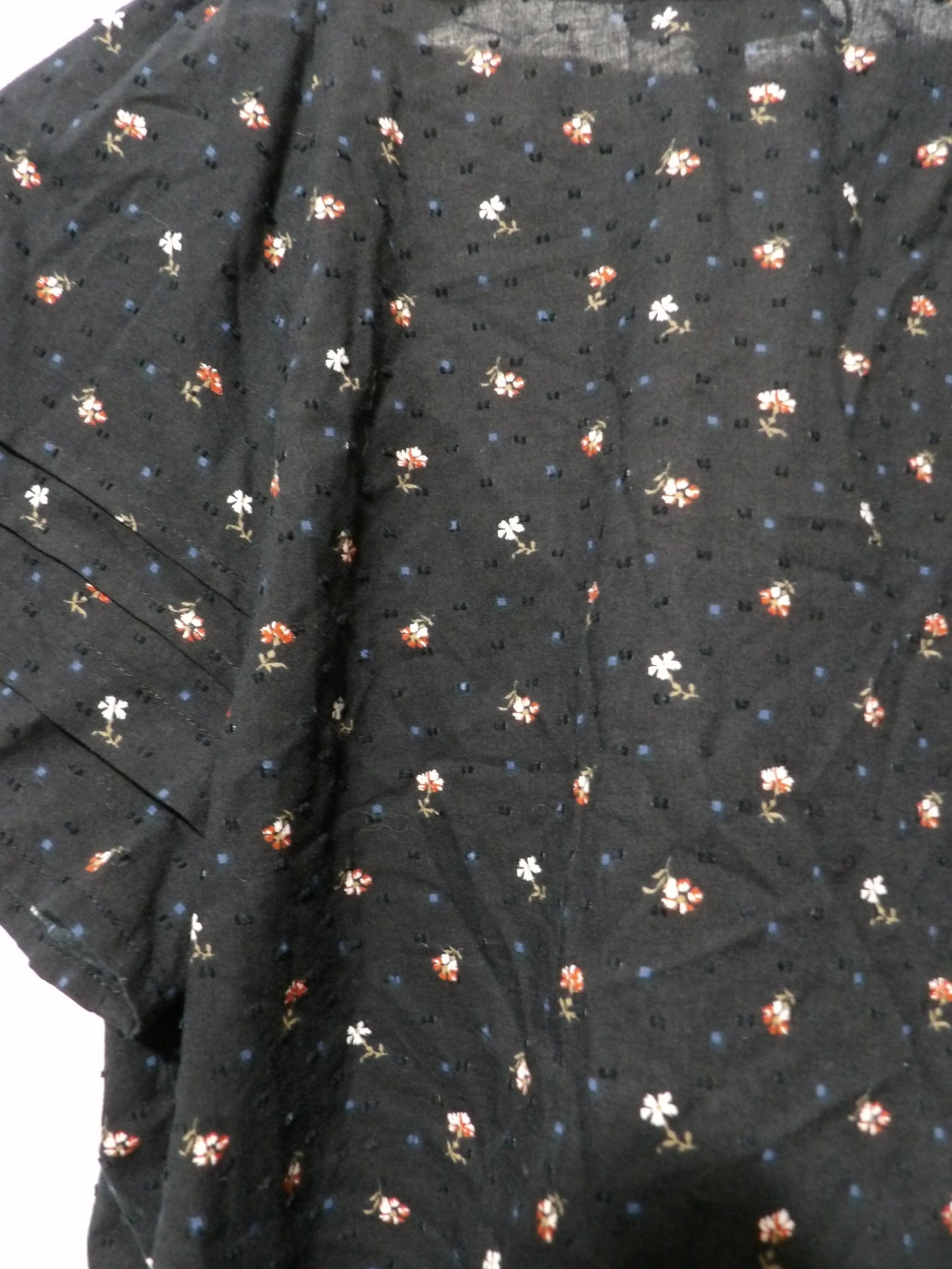 MADEWELL Floral Tie Front Blouse NWT | S