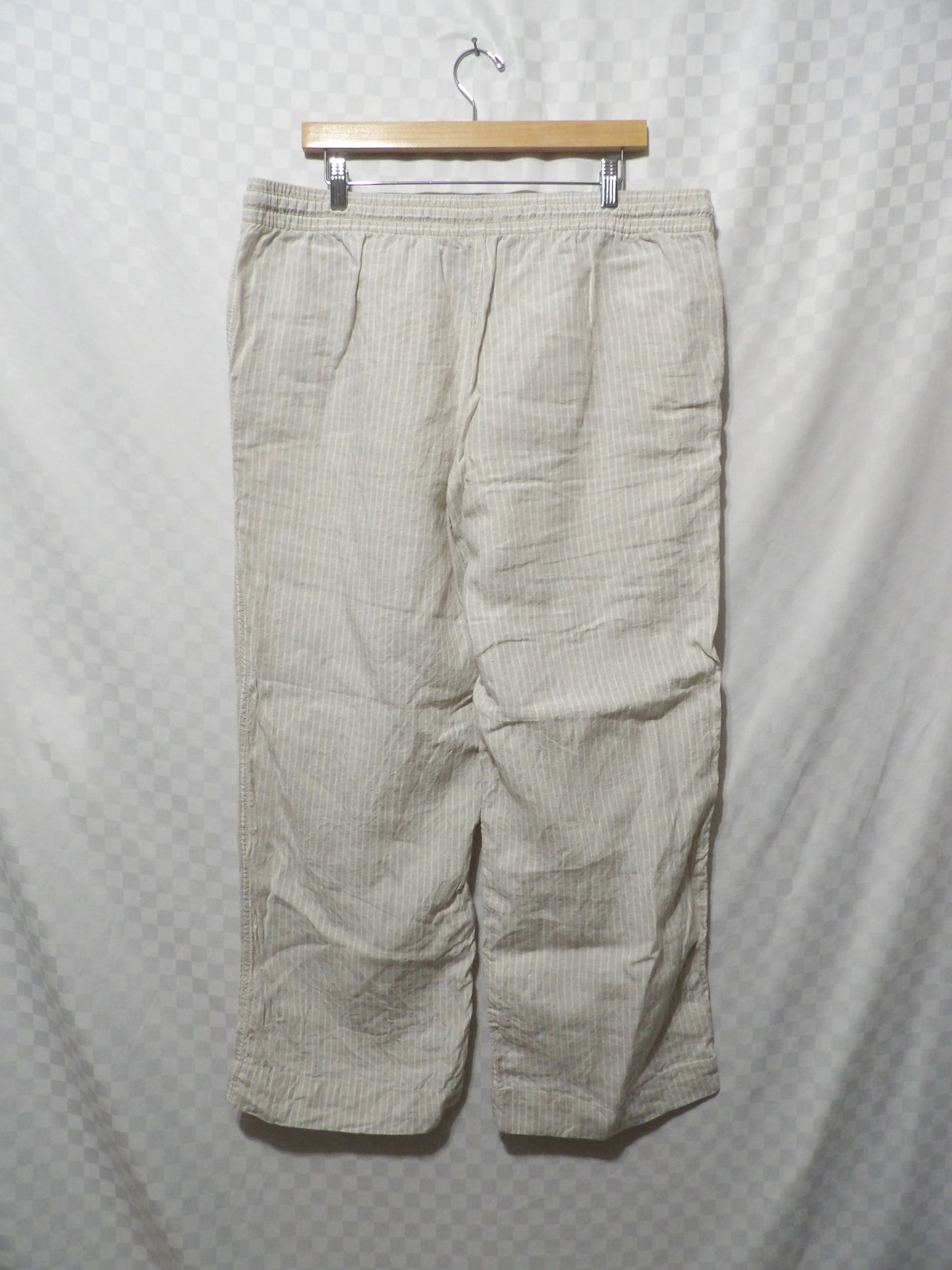 L.L. Bean Striped Linen Pants | 18