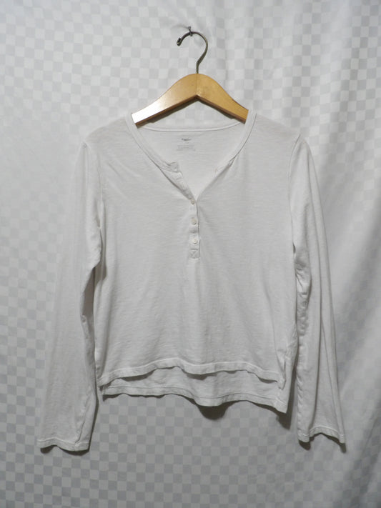 AERIE Long Sleeve Henley | M