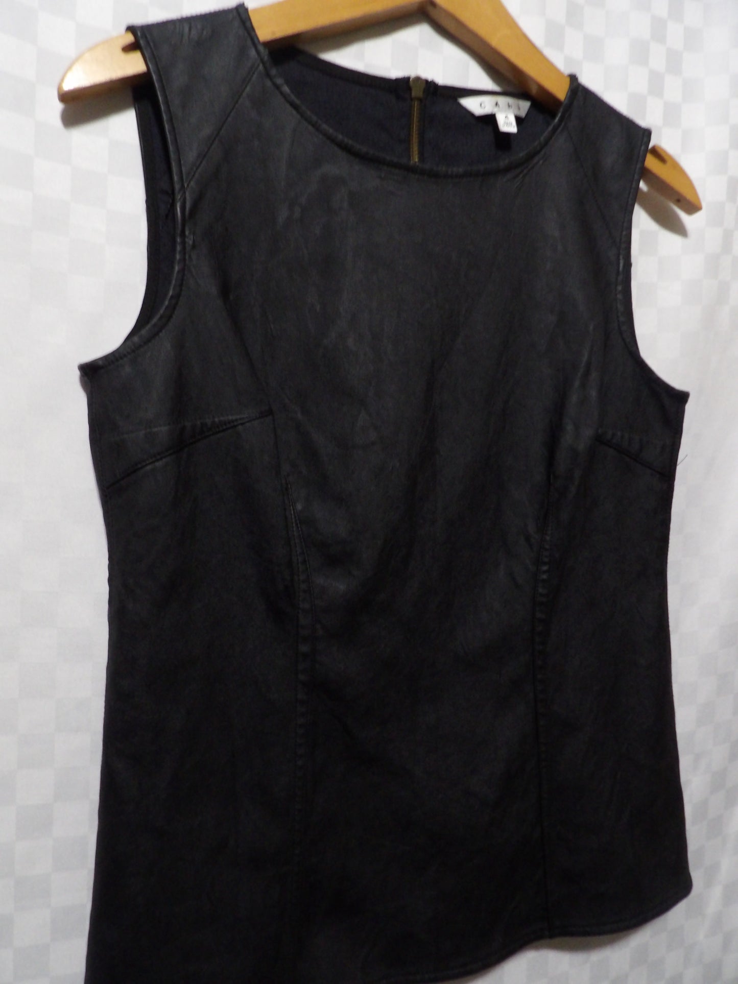 CABI Faux Leather Blouse | 4