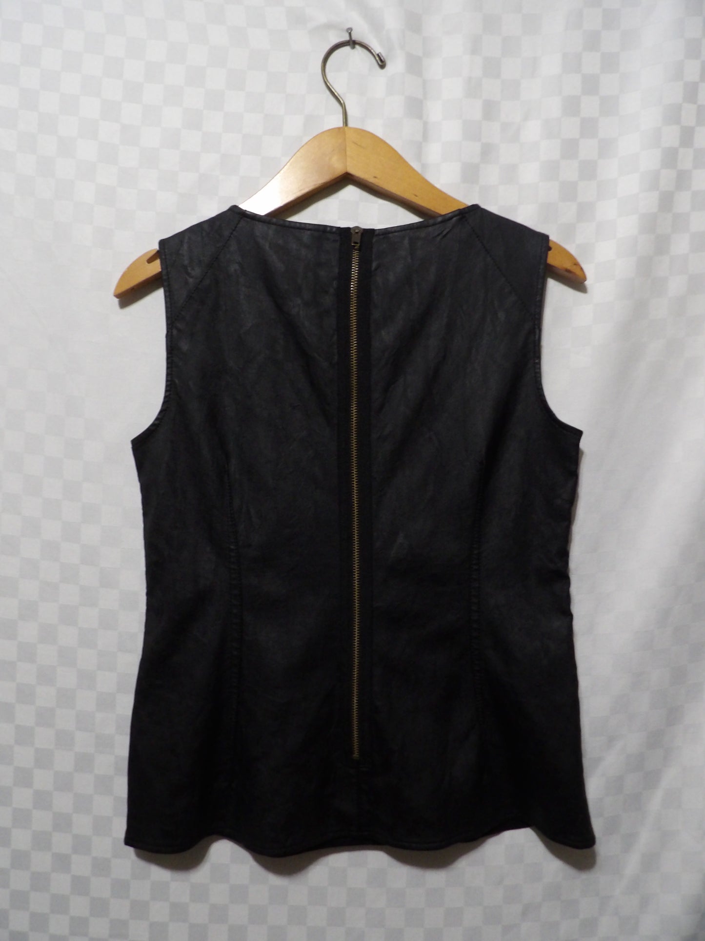 CABI Faux Leather Blouse | 4