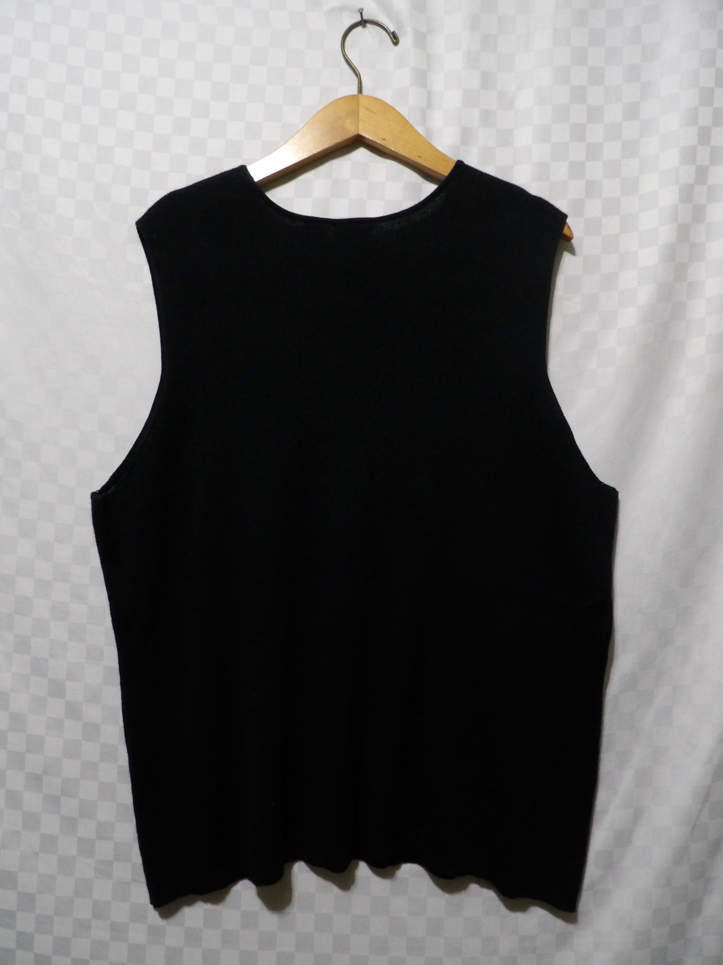 VINTAGE Field Gear Woman Black Tank Top | 2X