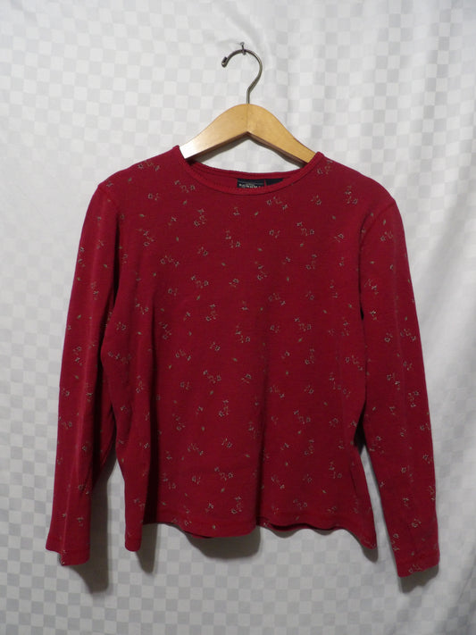 VINTAGE Sonoma Jean Co. Floral Thermal | M