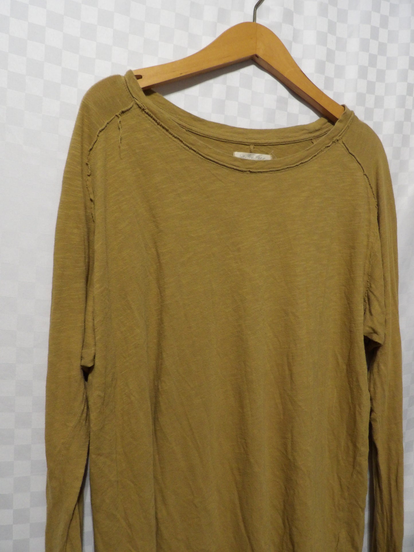 FREE PEOPLE Distressed Long Sleeve | M