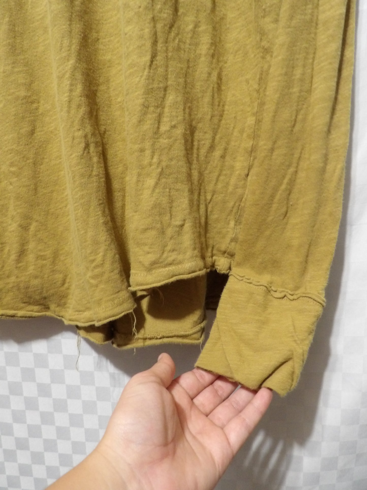 FREE PEOPLE Distressed Long Sleeve | M
