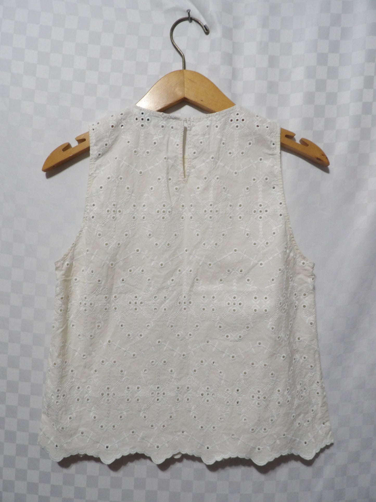 ZARA Embroidered Tank Top | S