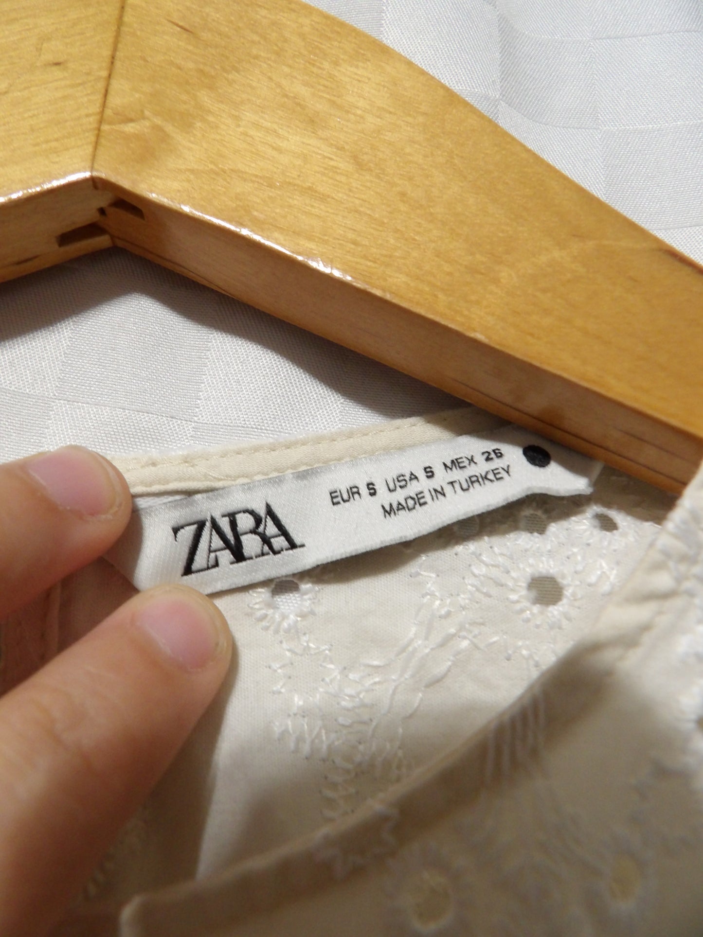 ZARA Embroidered Tank Top | S