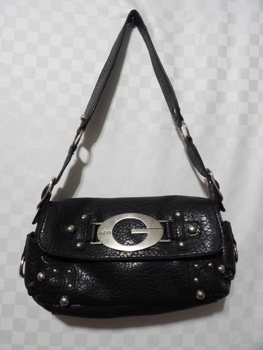 VINTAGE Y2K Leather Guess Purse | OS