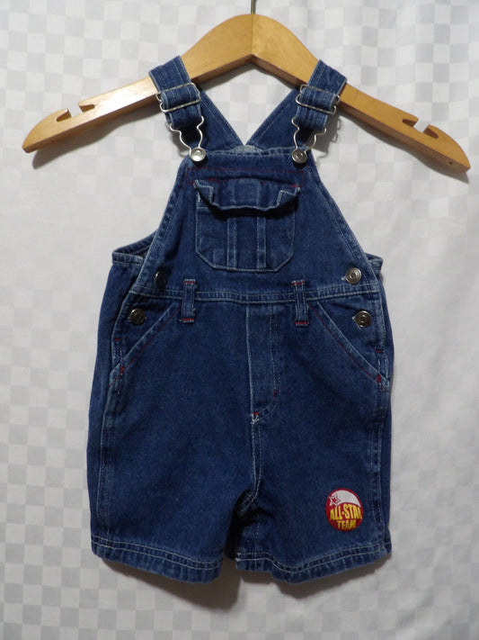 VINTAGE Kid Connection Denim Overalls | 12M