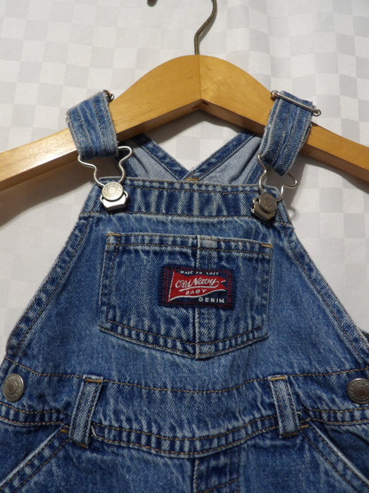 VINTAGE Old Navy Denim Overalls | M 6-12 Mos