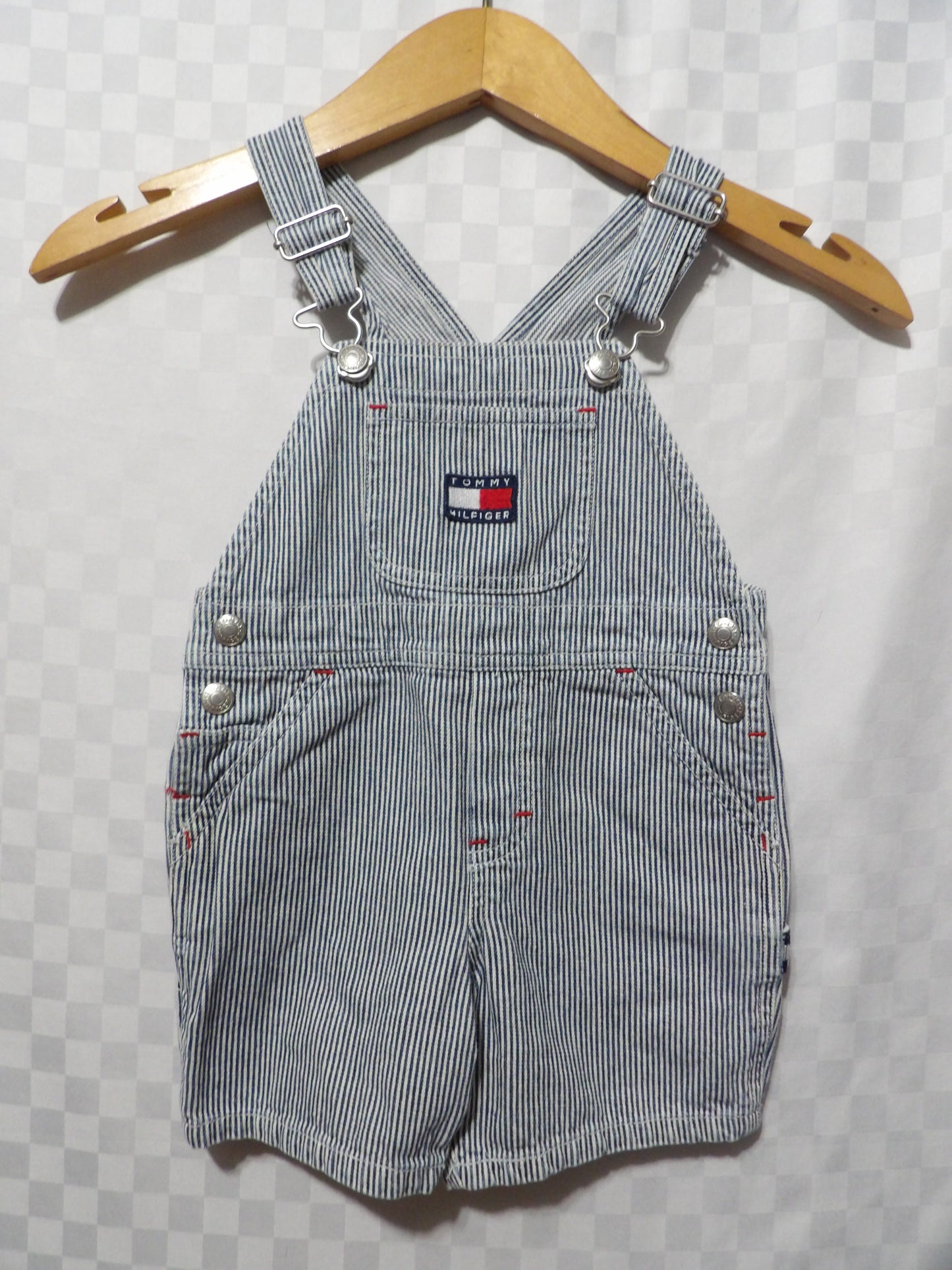 VINTAGE Tommy Hilfiger Striped Overalls | 2T