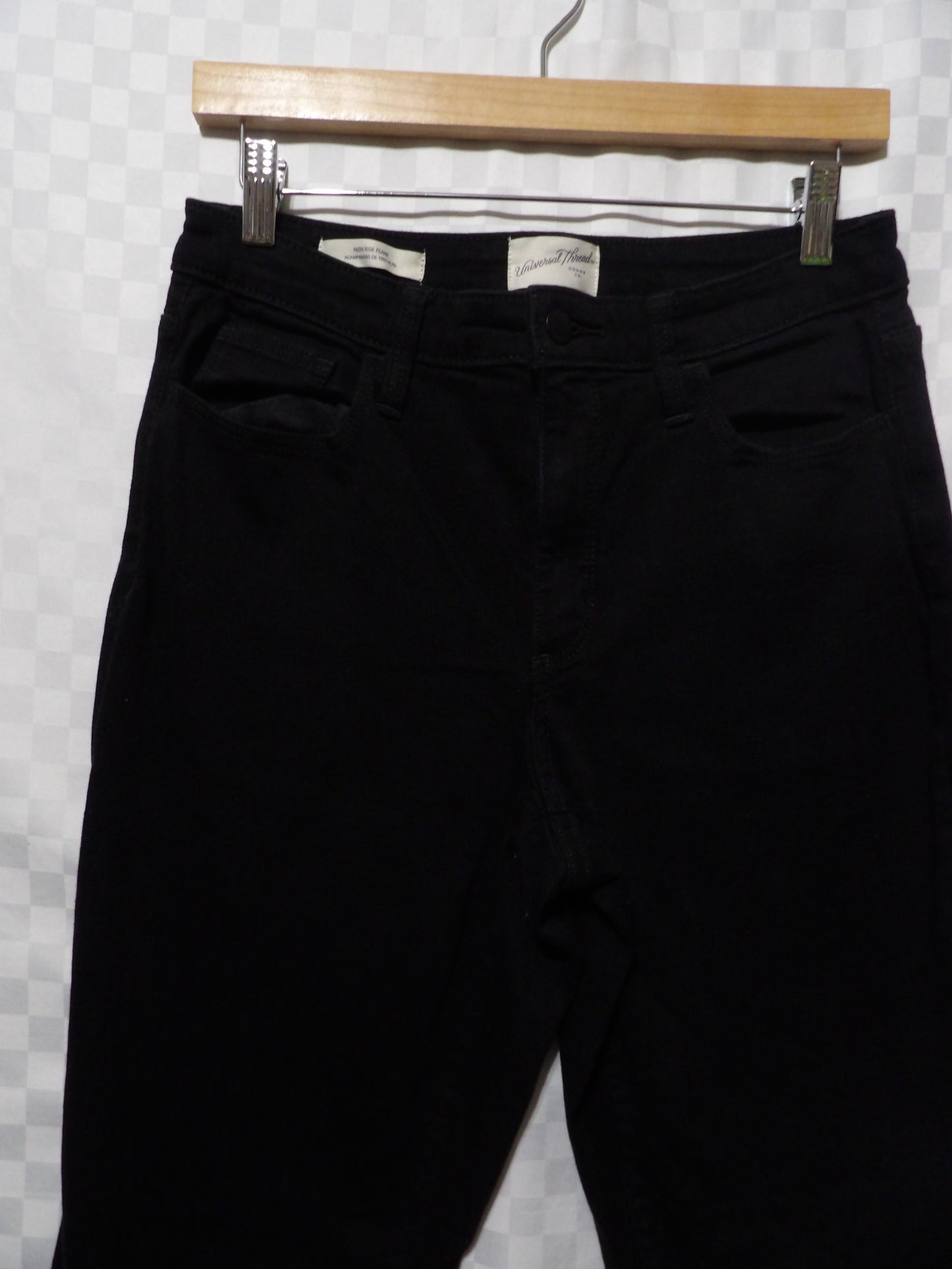 UNIVERSAL THREAD High Rise Flare Black Jeans | 10/30R