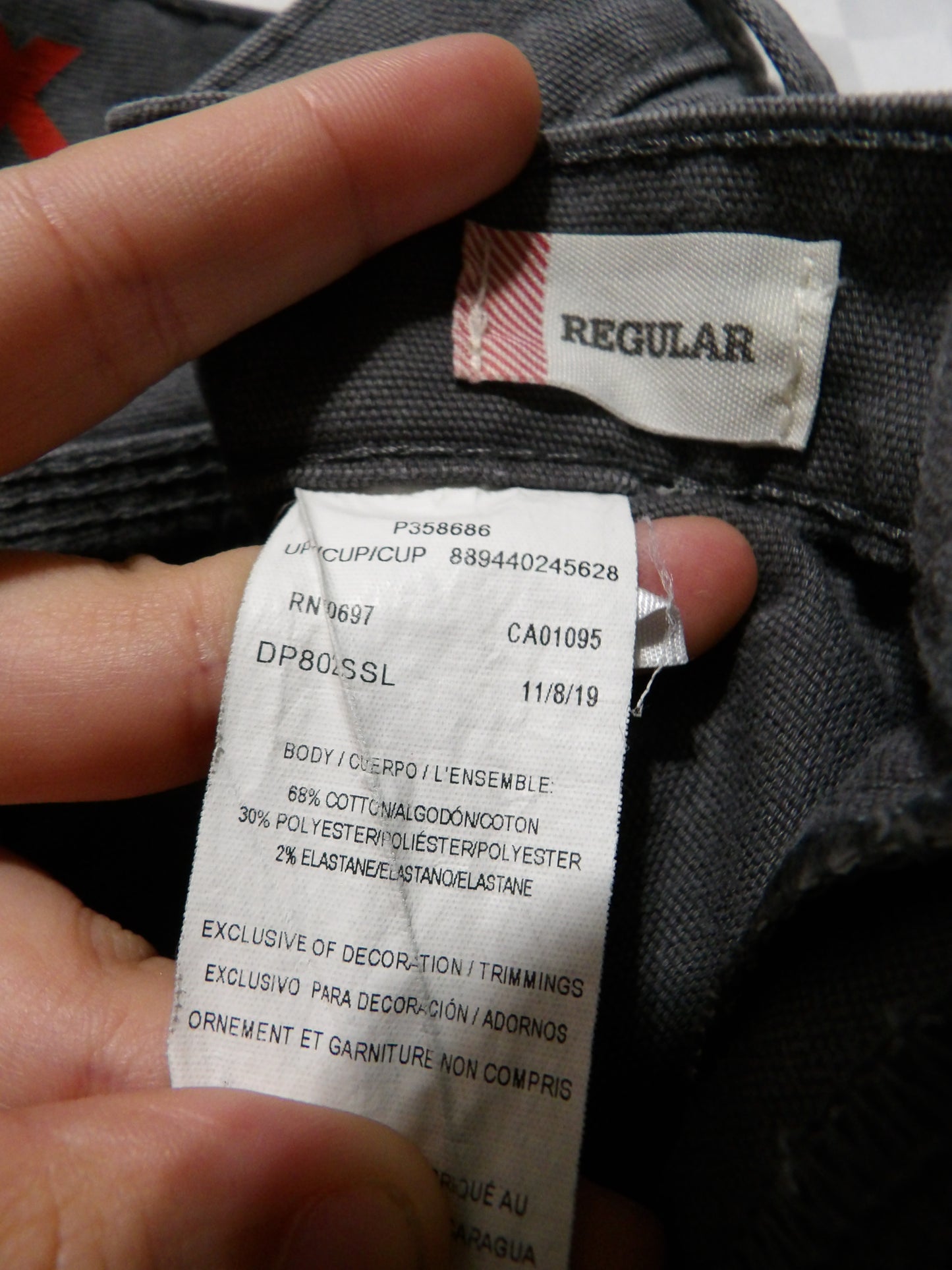 DICKIE'S Flex Dark Gray Pants | 32x32