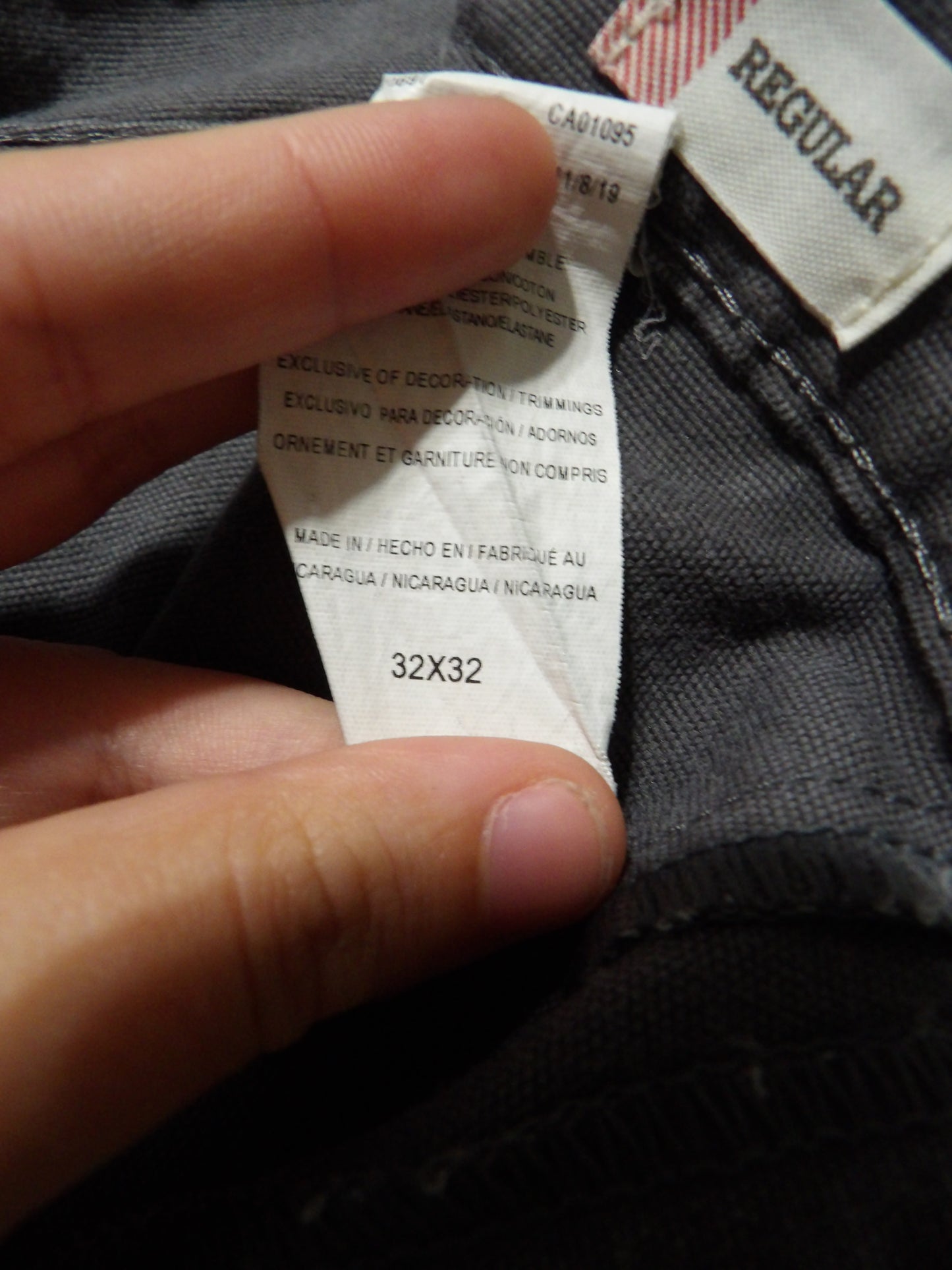 DICKIE'S Flex Dark Gray Pants | 32x32