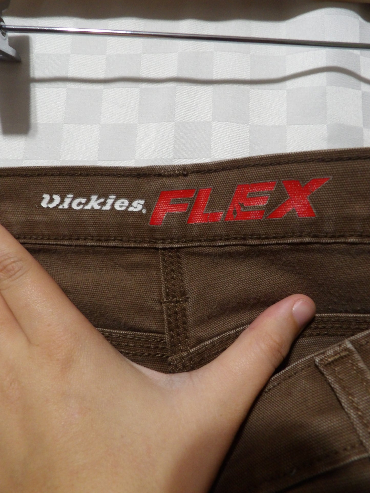 DICKIE'S Flex Brown Pants | 32x32