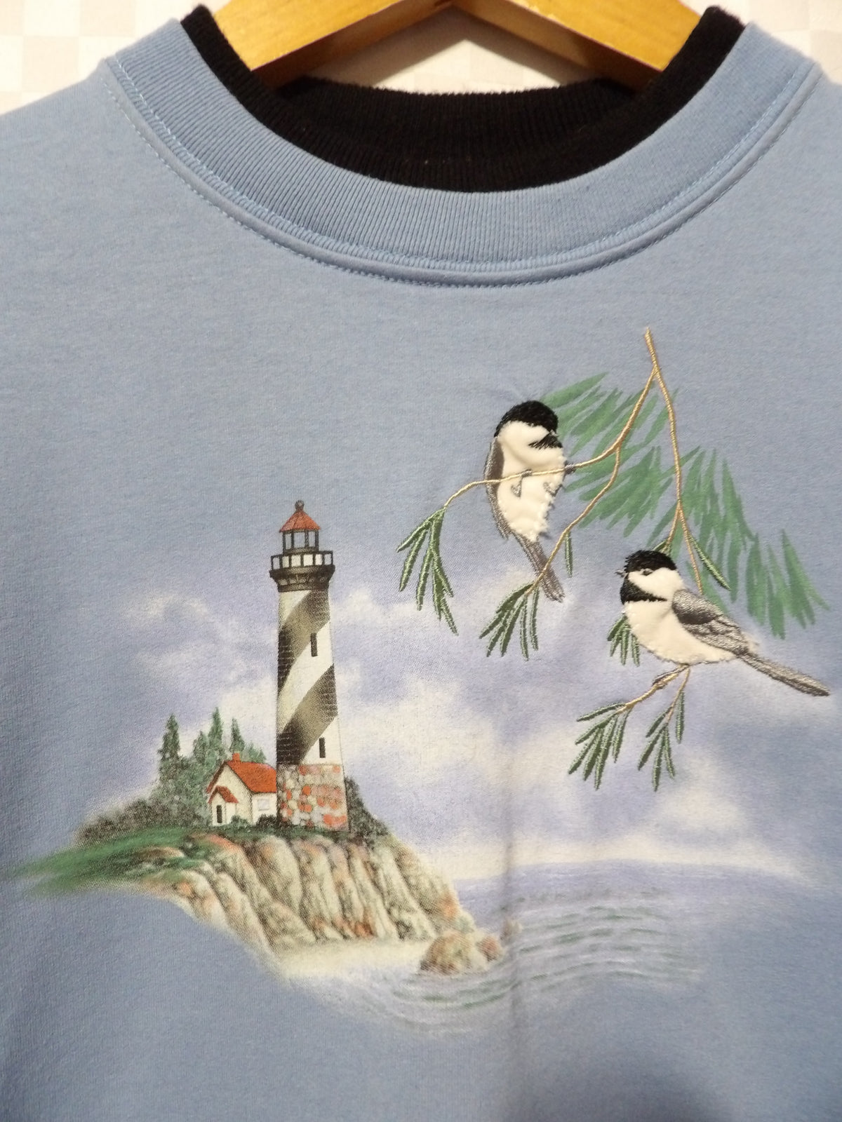 MORNING SUN Embroidered Crewneck | S