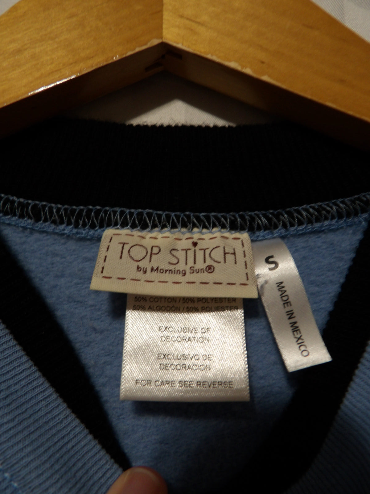 MORNING SUN Embroidered Crewneck | S