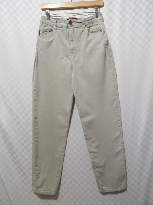 GLORIA VANDERBILT High Waisted Khaki Jeans | 10