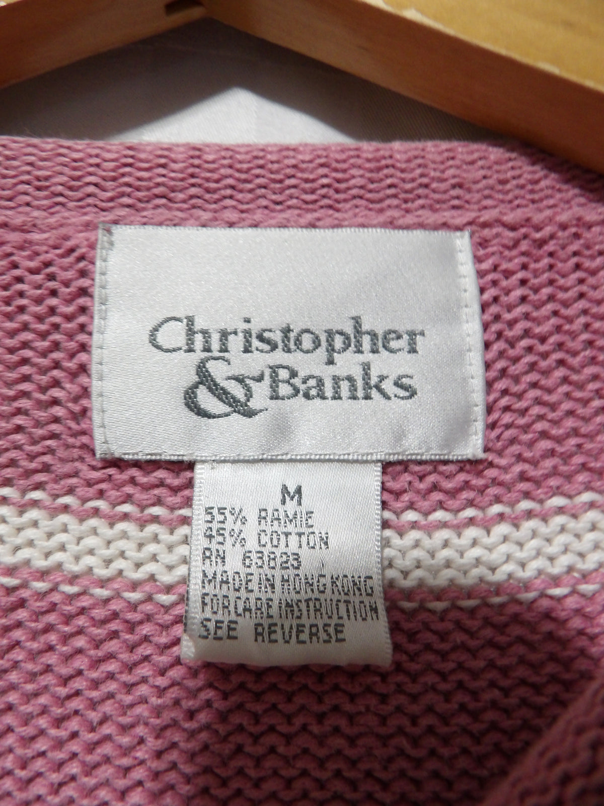 CHRISTOPHER & BANKS Striped Sweater | M