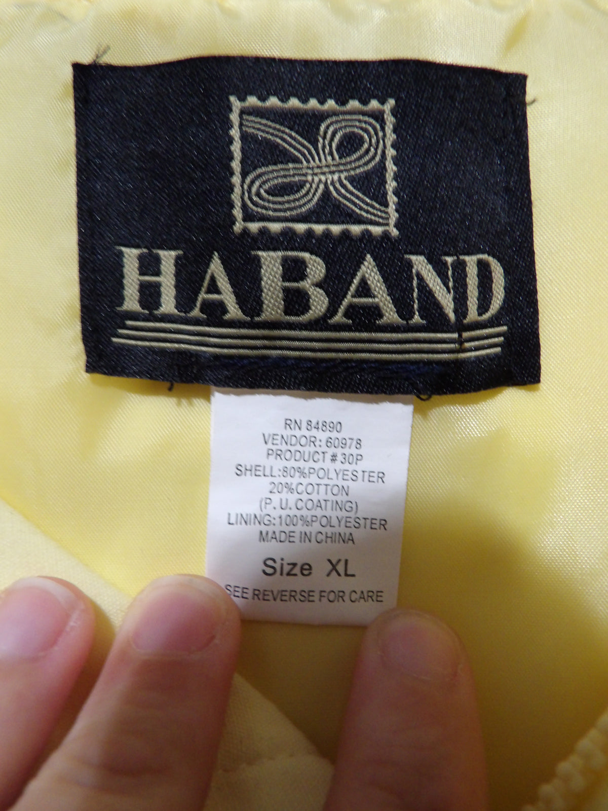HABAND Vintage Yellow Jacket | XL