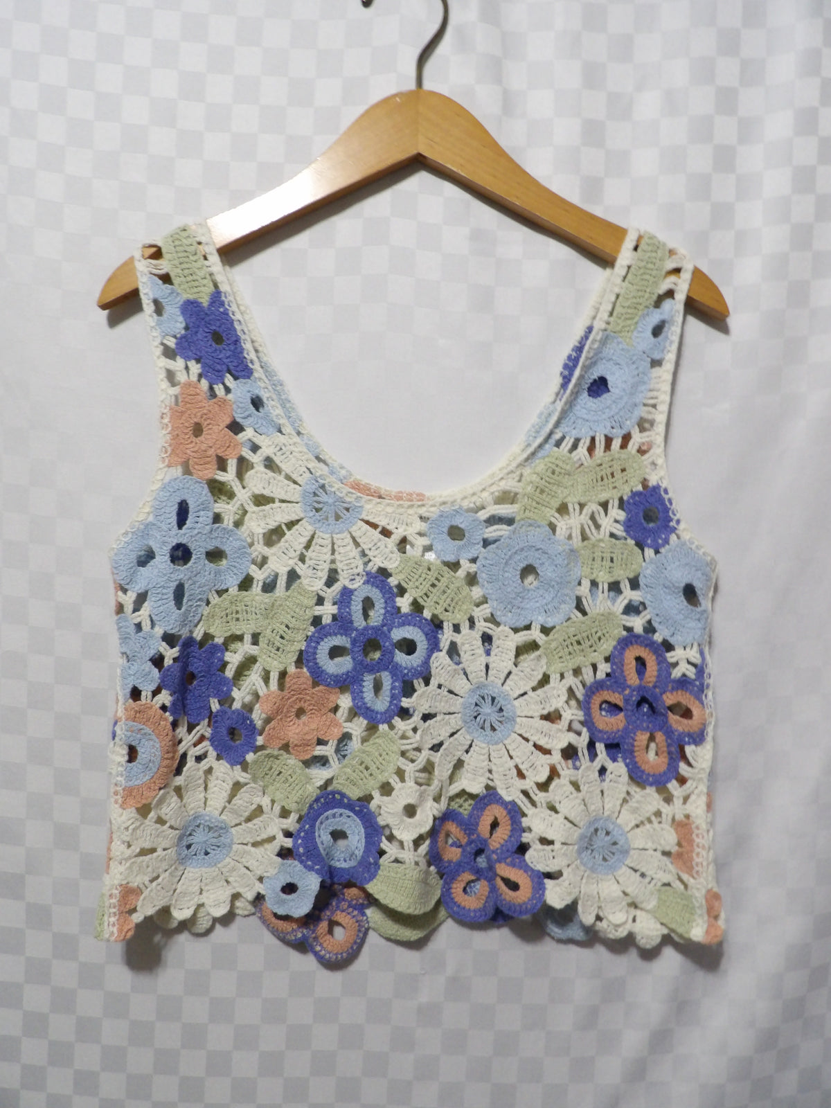 ALTAR'D STATE Crochet Floral Crop Top | XL