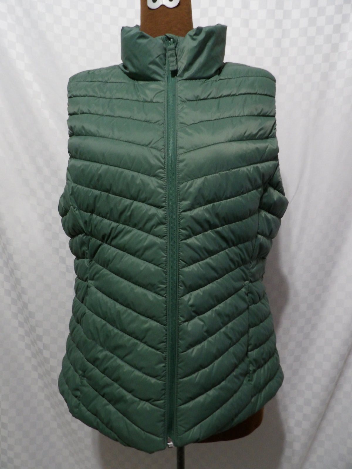 OLD NAVY ACTIVE Green Puffer Vest | L